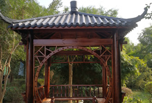 防腐木涼亭3000元一亭是不是真的?